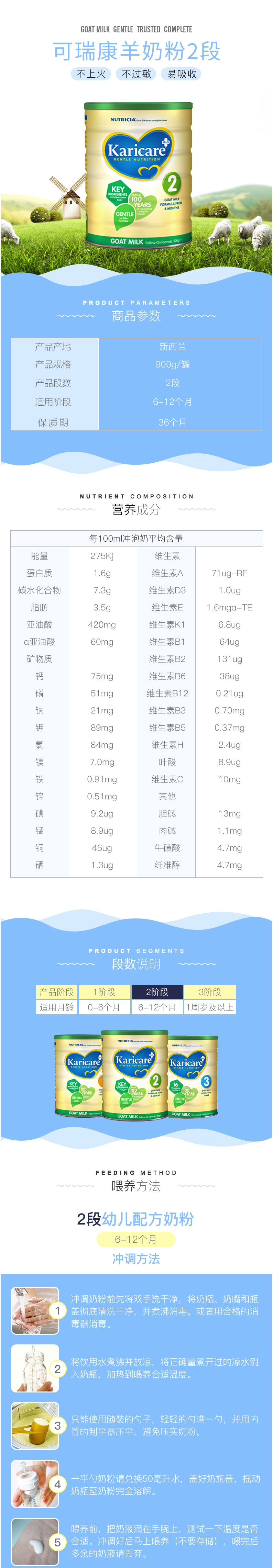 【直营】新西兰原装进口可瑞康Karicare婴幼儿配方羊奶粉2段3罐装-tmall_01.jpg